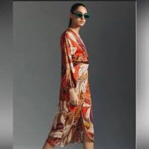 Anthro Size S Midi Dress